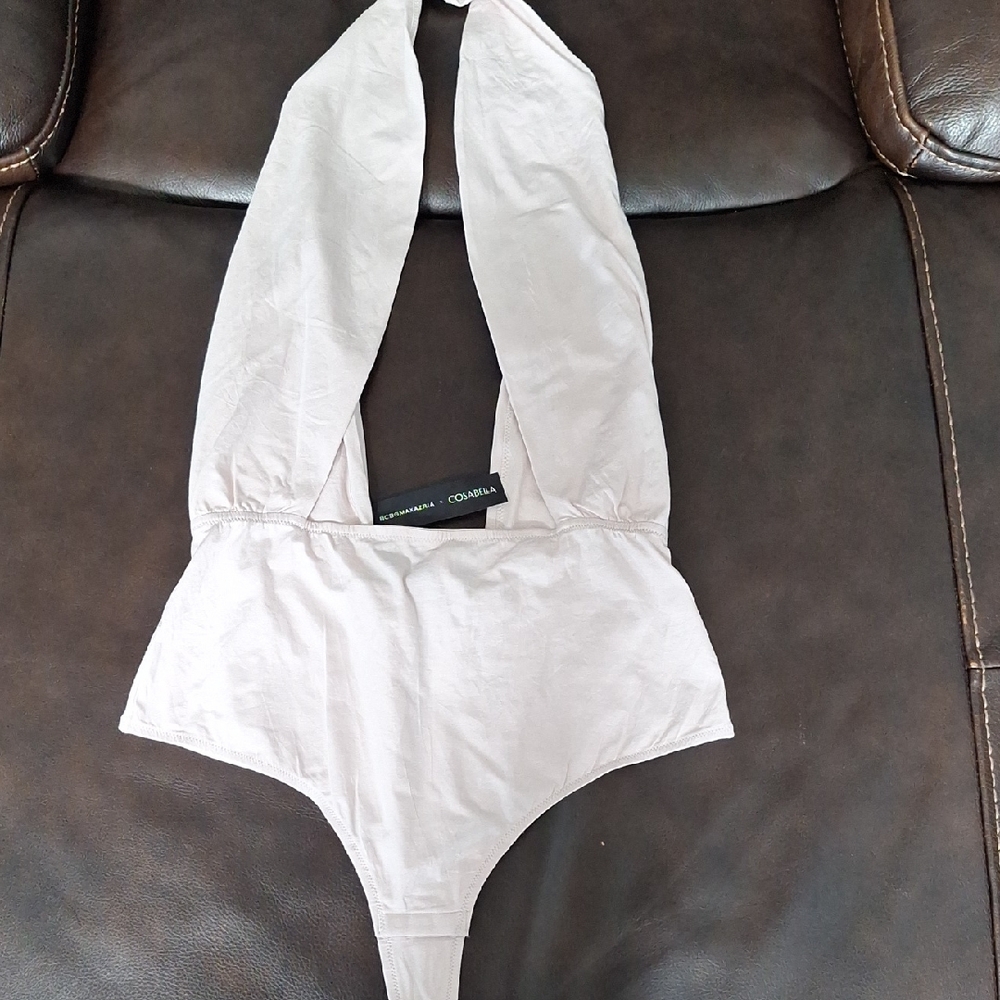 Zara Cream Halter Top